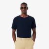 Herren-Pyjama-Oberteil mit kontrastierendem Kragen Herren-Pyjama-Oberteil mit kontrastierendem Kragen