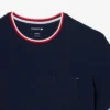 Herren-Pyjama-Oberteil mit kontrastierendem Kragen Herren-Pyjama-Oberteil mit kontrastierendem Kragen