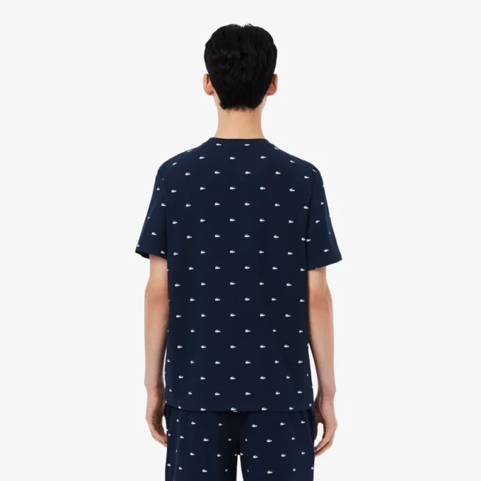 Herren-Pyjama-Oberteil mit Krokodil-Print Herren-Pyjama-Oberteil mit Krokodil-Print