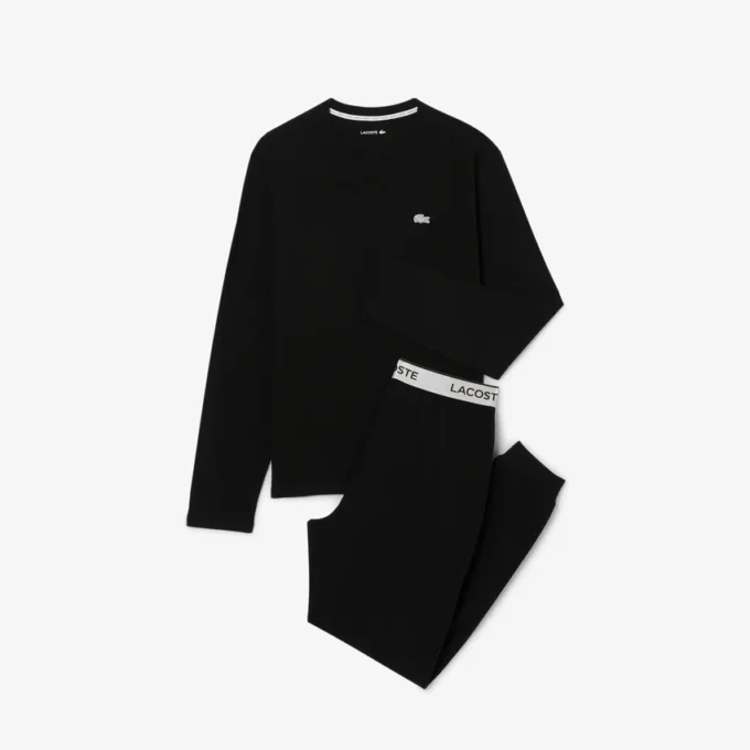 Herren-Pyjama-Set mit silbernem Bund Herren-Pyjama-Set mit silbernem Bund