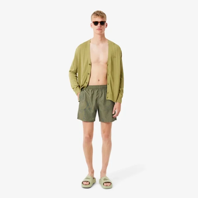 Herren-Retroshorts in mittlerer Länge mit Print Herren-Retroshorts in mittlerer Länge mit Print
