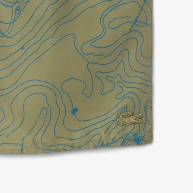 Herren-Retroshorts in mittlerer Länge mit Print Herren-Retroshorts in mittlerer Länge mit Print
