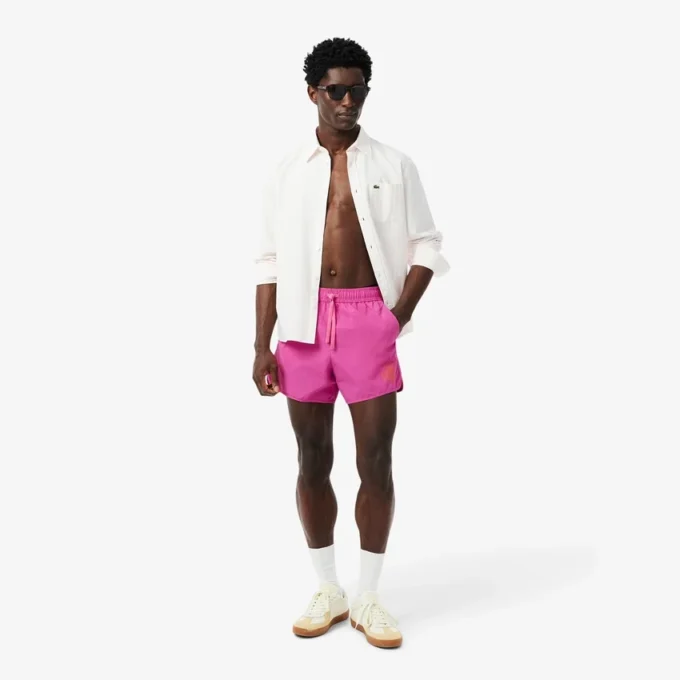 Herren-Retroshorts mit kleinem Emblem Herren-Retroshorts mit kleinem Emblem