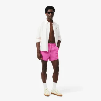 Herren-Retroshorts mit kleinem Emblem