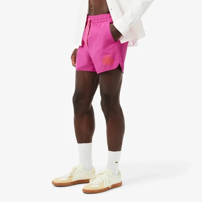 Herren-Retroshorts mit kleinem Emblem Herren-Retroshorts mit kleinem Emblem
