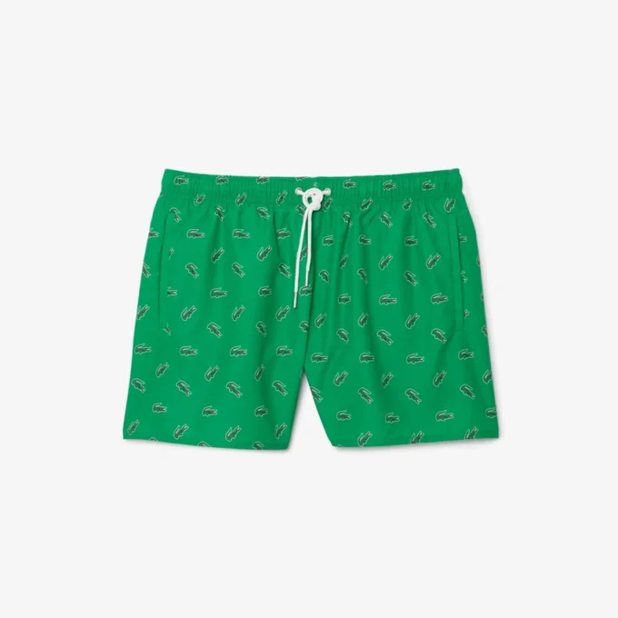 Herren-Retroshorts mit Krokodil-Print Herren-Retroshorts mit Krokodil-Print
