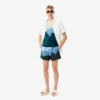 Herren-Retroshorts mit Landschaftsmuster Herren-Retroshorts mit Landschaftsmuster