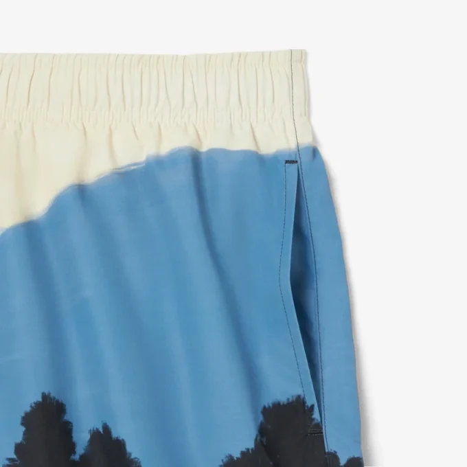 Herren-Retroshorts mit Landschaftsmuster Herren-Retroshorts mit Landschaftsmuster