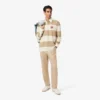 Herren-Rugby-Poloshirt in Relaxed Fit mit Streifen