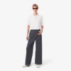 Herren-Runway-Jeans mit weitem Bein und Webkante Herren-Runway-Jeans mit weitem Bein und Webkante