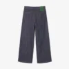 Herren-Runway-Jeans mit weitem Bein und Webkante Herren-Runway-Jeans mit weitem Bein und Webkante