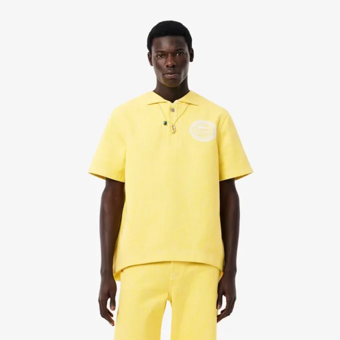 Herren-Runway-Oversize-Jeans-Poloshirts