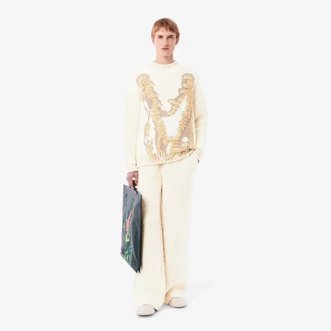 Herren-Runway-Oversize-Strickhose Herren-Runway-Oversize-Strickhose