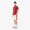 Herren-Shorts aus Baumwollfleece mit Farbblock-Design Herren-Shorts aus Baumwollfleece mit Farbblock-Design
