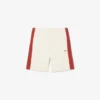 Herren-Shorts aus Baumwollfleece mit Farbblock-Design Herren-Shorts aus Baumwollfleece mit Farbblock-Design