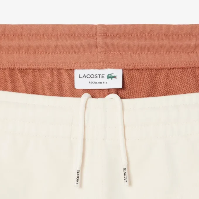 Herren-Shorts aus Baumwollfleece mit Farbblock-Design Herren-Shorts aus Baumwollfleece mit Farbblock-Design