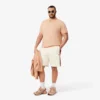 Herren-Shorts aus Baumwollfleece mit Farbblock-Design Herren-Shorts aus Baumwollfleece mit Farbblock-Design