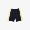 Herren-Shorts aus gebürstetem Fleece mit Farbblock-Design Herren-Shorts aus gebürstetem Fleece mit Farbblock-Design