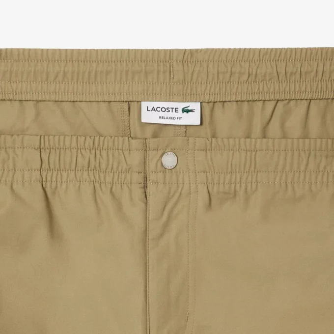 Herren-Shorts aus Popeline in lockerer Passform Herren-Shorts aus Popeline in lockerer Passform