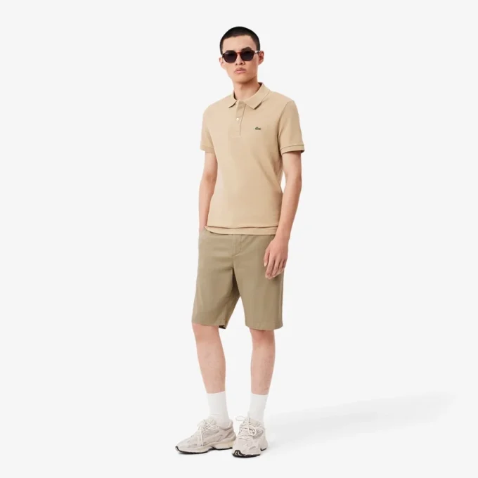 Herren-Shorts aus Stretch-Baumwolle in Slim Fit Herren-Shorts aus Stretch-Baumwolle in Slim Fit
