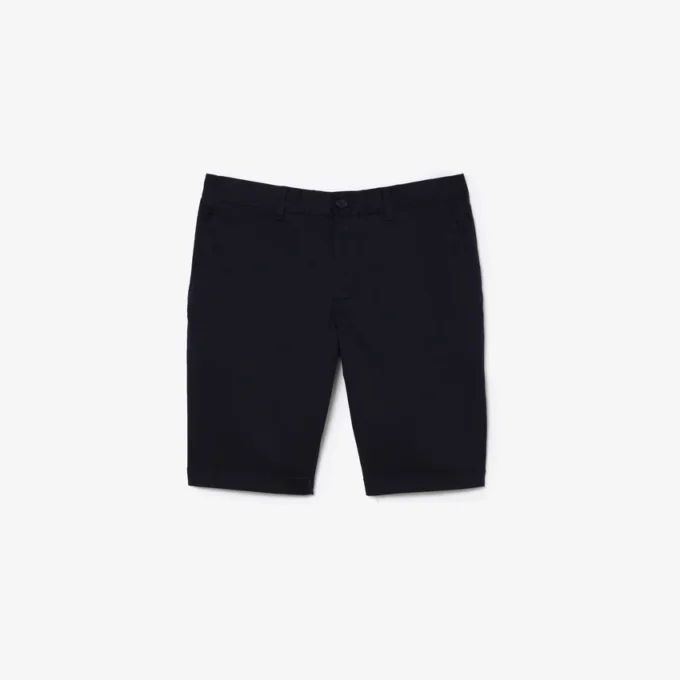 Herren-Shorts aus Stretch-Baumwolle in Slim Fit Herren-Shorts aus Stretch-Baumwolle in Slim Fit