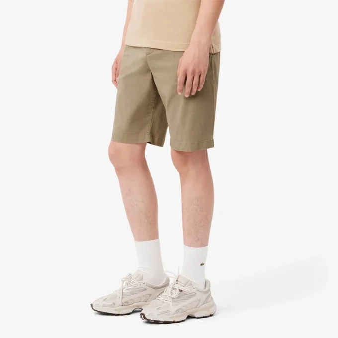 Herren-Shorts aus Stretch-Baumwolle in Slim Fit Herren-Shorts aus Stretch-Baumwolle in Slim Fit