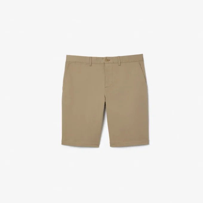 Herren-Shorts aus Stretch-Baumwolle in Slim Fit Herren-Shorts aus Stretch-Baumwolle in Slim Fit