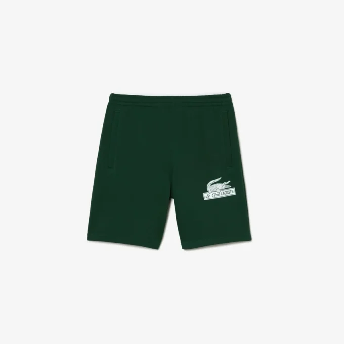 Herren-Shorts aus ungebürstetem Bio-Baumwollfleece Herren-Shorts aus ungebürstetem Bio-Baumwollfleece