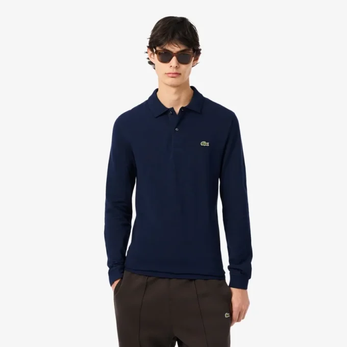 Herren Slim Fit L.12.12 Langarm-Poloshirt Herren Slim Fit L.12.12 Langarm-Poloshirt