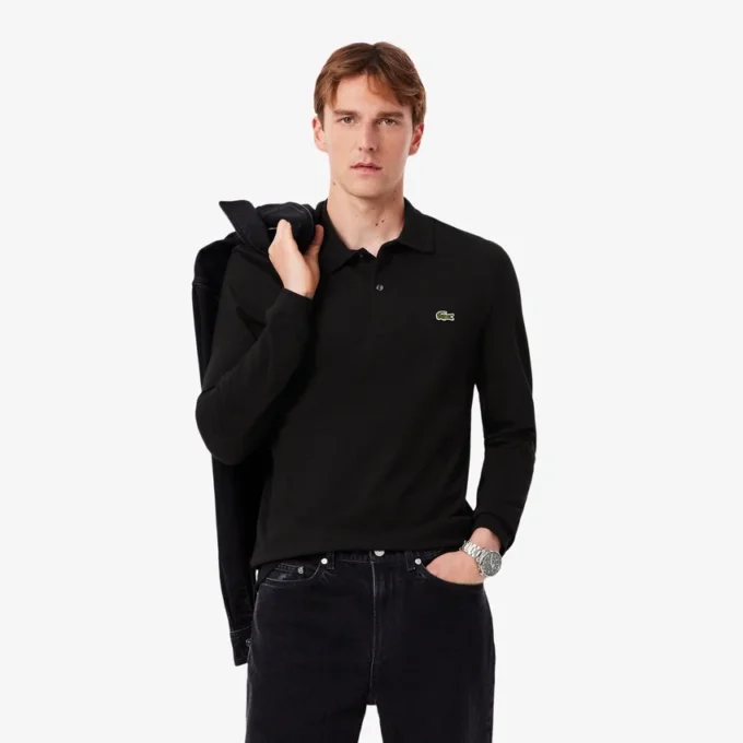 Herren Slim Fit L.12.12 Langarm-Poloshirt Herren Slim Fit L.12.12 Langarm-Poloshirt
