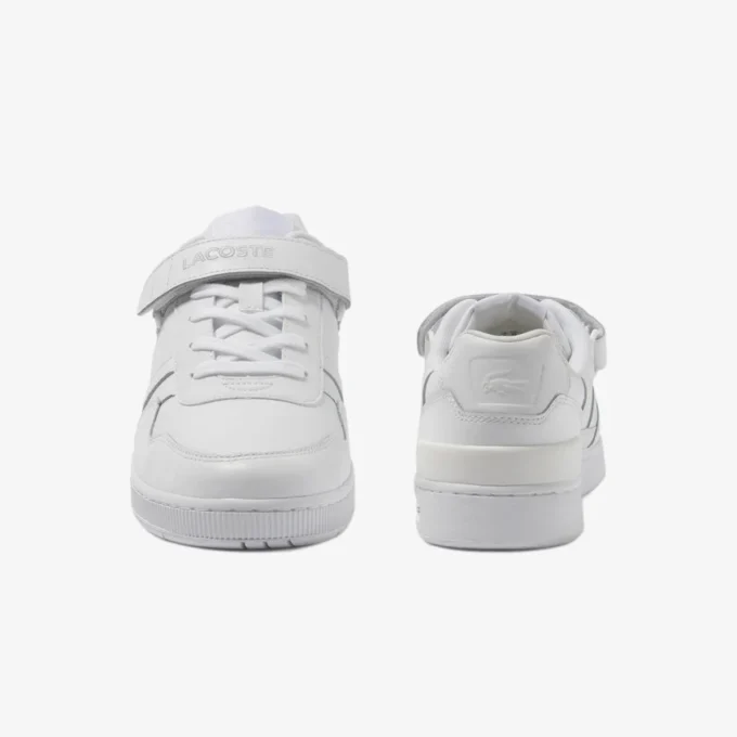 Herren-Sneaker aus Leder mit T-Clip-Klettverschluss Herren-Sneaker aus Leder mit T-Clip-Klettverschluss