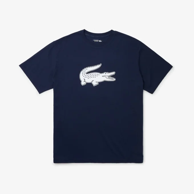 Herren Sport Big Fit atmungsaktives Logo-T-Shirt Herren Sport Big Fit atmungsaktives Logo-T-Shirt