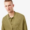 Herren-Strickjacke aus fließendem Rippstrick
