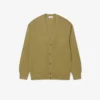 Herren-Strickjacke aus fließendem Rippstrick