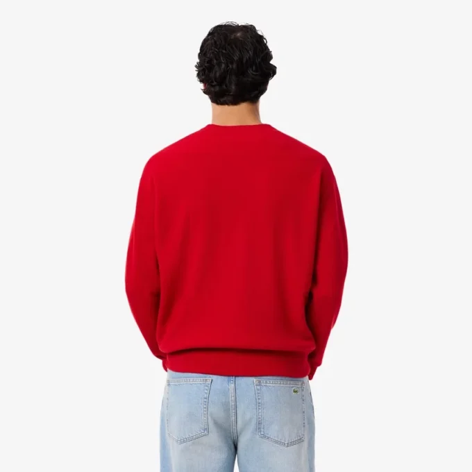 Herren-Strickjacke aus Wolle in Relaxed Fit Herren-Strickjacke aus Wolle in Relaxed Fit