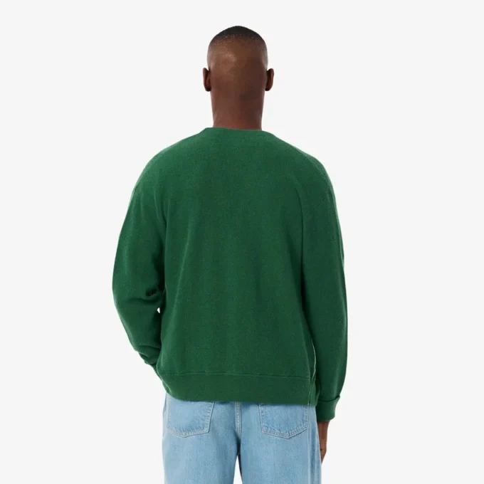 Herren-Strickjacke aus Wolle in Relaxed Fit Herren-Strickjacke aus Wolle in Relaxed Fit