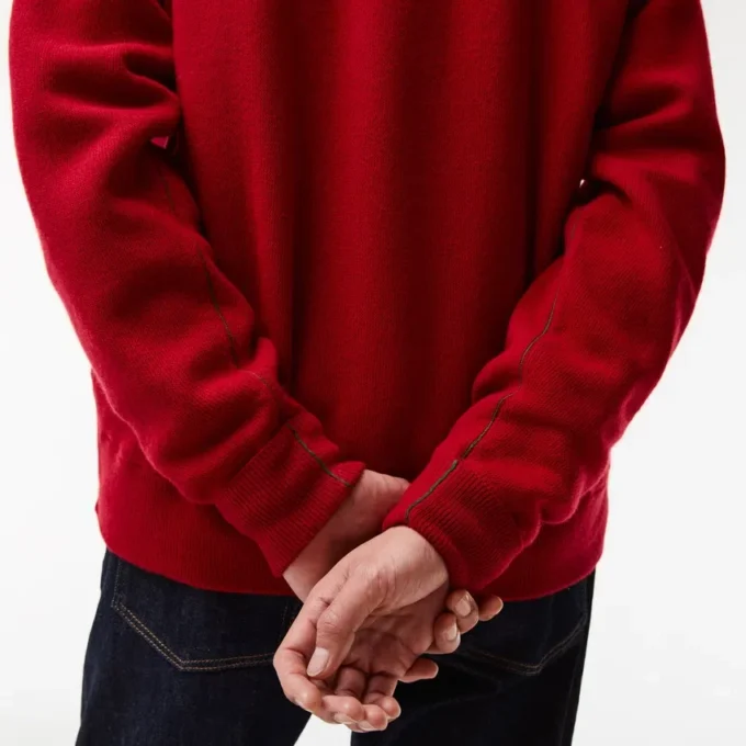 Herren-Strickjacke aus Wolle in Relaxed Fit Herren-Strickjacke aus Wolle in Relaxed Fit