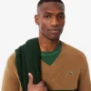 Herren-Strickpullover aus Wolle mit V-Ausschnitt Herren-Strickpullover aus Wolle mit V-Ausschnitt