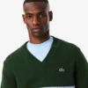 Herren-Strickpullover aus Wolle mit V-Ausschnitt Herren-Strickpullover aus Wolle mit V-Ausschnitt