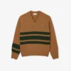 Herren-Strickpullover aus Wolle mit V-Ausschnitt Herren-Strickpullover aus Wolle mit V-Ausschnitt