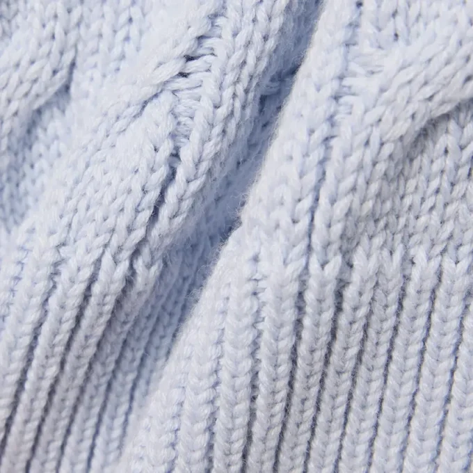 Herren-Strickweste aus Baumwolle mit Zopfmuster Herren-Strickweste aus Baumwolle mit Zopfmuster