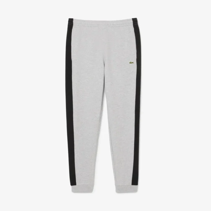 Herren-Sweathose mit konischem Schnitt und Farbblock-Design Herren-Sweathose mit konischem Schnitt und Farbblock-Design