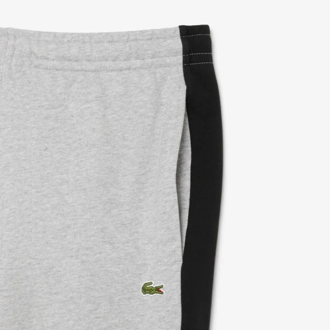 Herren-Sweathose mit konischem Schnitt und Farbblock-Design Herren-Sweathose mit konischem Schnitt und Farbblock-Design