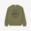 Herren-Sweatshirt aus bedrucktem Fleece in lockerer Passform Herren-Sweatshirt aus bedrucktem Fleece in lockerer Passform