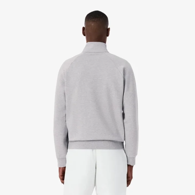 Herren-Sweatshirt aus doppelseitigem Jersey mit Reißverschluss Herren-Sweatshirt aus doppelseitigem Jersey mit Reißverschluss