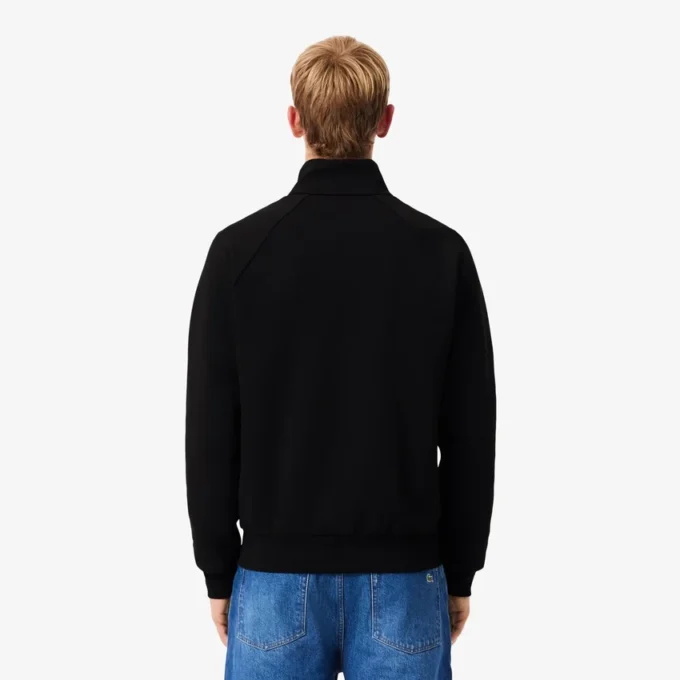 Herren-Sweatshirt aus doppelseitigem Jersey mit Reißverschluss Herren-Sweatshirt aus doppelseitigem Jersey mit Reißverschluss