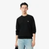 Herren-Sweatshirt aus Fleece in klassischer Passform Herren-Sweatshirt aus Fleece in klassischer Passform