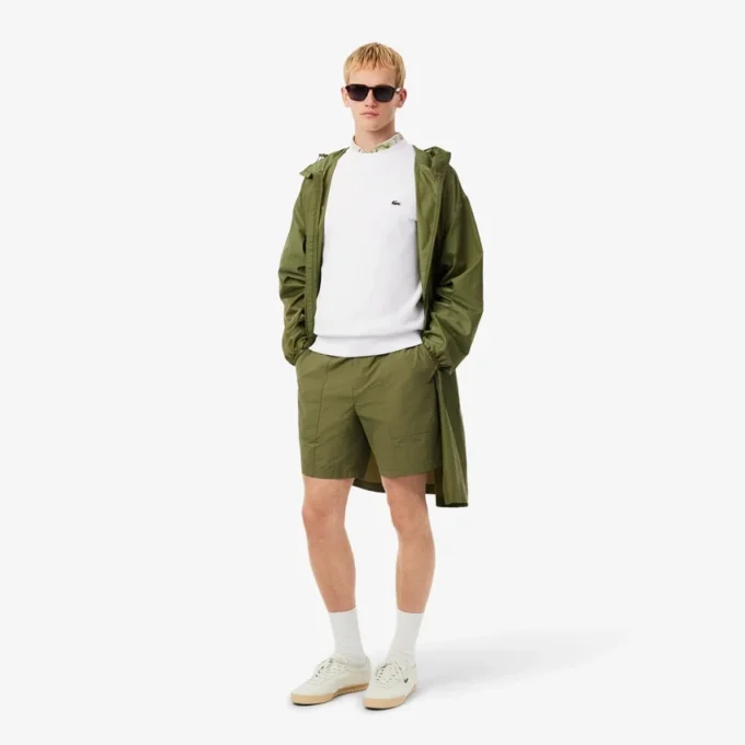 Herren-Sweatshirt aus Fleece in klassischer Passform Herren-Sweatshirt aus Fleece in klassischer Passform