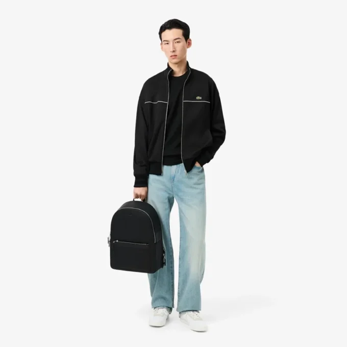 Herren-Sweatshirt aus Fleece in klassischer Passform Herren-Sweatshirt aus Fleece in klassischer Passform