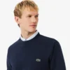 Herren-Sweatshirt aus Fleece in klassischer Passform Herren-Sweatshirt aus Fleece in klassischer Passform